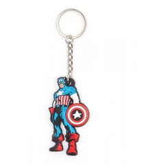 Офіційний брелок Marvel Comics - Captain America Rubber Keychain