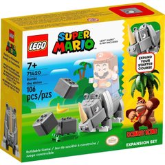 LEGO Конструктор Super Mario Носоріг Рамбі. Додатковий набір