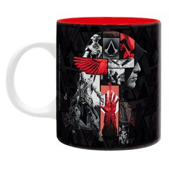 Чашка ASSASSIN'S CREED Crest Black and Red (Асасини) 320 мл
