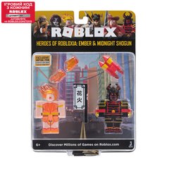 Roblox Ігрова колекційна фігурка Game Packs Heroes of Robloxia: Ember & Midnight Shogun W4
