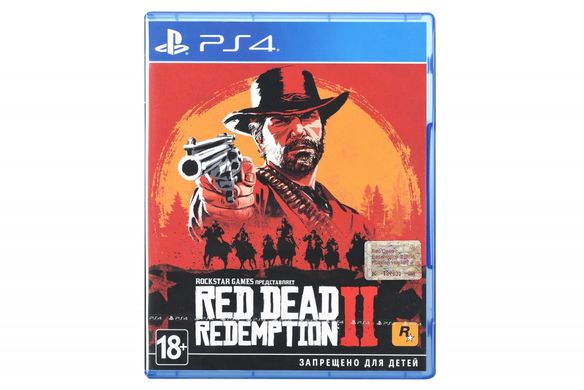 Диск PlayStation 4 Red Dead Redemption 2 [Blu-Ray диск]