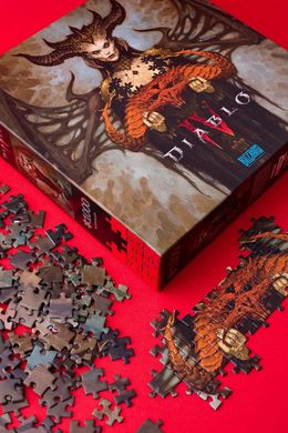 Офіційний пазл Diablo IV Lilith - Difficult Hard 1000 Piece Jigsaw Puzzle (68,3 x 48 см)