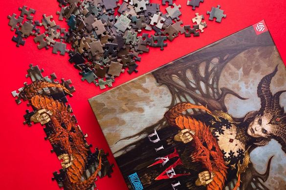 Офіційний пазл Diablo IV Lilith - Difficult Hard 1000 Piece Jigsaw Puzzle (68,3 x 48 см)