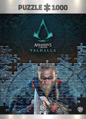 Офіційний пазл Assassin's Creed Valhalla Eivor - 1000 ел. 68x48 см (з плакатом і сумкою для транспортування)