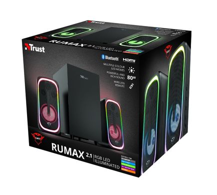 Комп'ютерні колонки Trust 2.1 GXT 635 Rumax RGB Black
