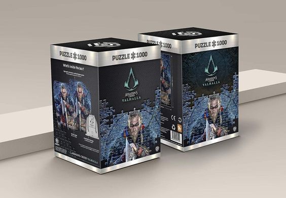 Офіційний пазл Assassin's Creed Valhalla Eivor - 1000 ел. 68x48 см (з плакатом і сумкою для транспортування)