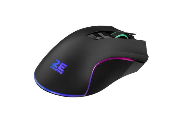 Миша ігрова 2E Gaming MG340 WL, RGB USB Black