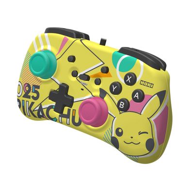 Hori Геймпад провідний Horipad Mini (Pikachu Pop) для Nintendo Switch, Yellow