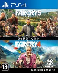 Диск PlayStation 4 Комплект «Far Cry 4» + «Far Cry 5» [Blu-Ray диск]