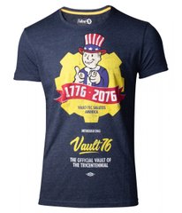 Официальная футболка Fallout 76 - Vault 76 Poster Men's T-shirt