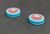 Накладки Маріо (Грибок) для джойстика Joy-Con (Nintendo Switch) Блакитний, Червоний