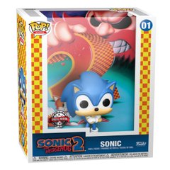 Коллекционная фигурка Funko POP! Game Cover Sonic the Hedgehog Sonic (Exc)