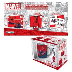 Подарочный набор MARVEL Spider-man Чашка + брелок + стикер (Человек паук)