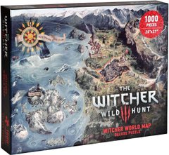 Пазл WITCHER 3 - Wild Hunt Witcher world map (Ведьмак)