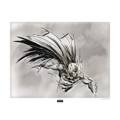 Коллекционная картина DC COMICS - Collector Artprint - «Эскиз Бэтмена» (50x40) напечатан ограниченным тиражом
