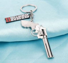 Металлический Брелок Red Dead Redemption 2 (Пистолет-Логотип) V1