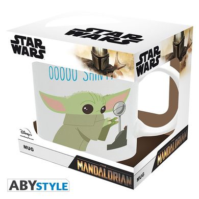 Чашка THE MANDALORIAN - Mug Baby Yoda chibi (Мандалорець Бебі Йода) 320 мл