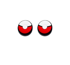 Силіконові Накладки G-Sar NS на стіки pokemon poke ball для Nintendo Switch (червоний)