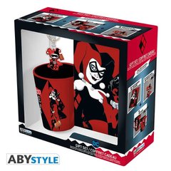 Подарочный набор DC COMICS Harley Quinn чашка 250мл, брелок та блокнот