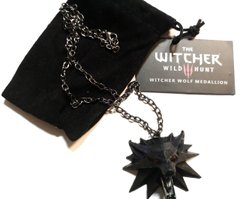 Медальон Волк The Witcher 3 (Комплект с мешочком)