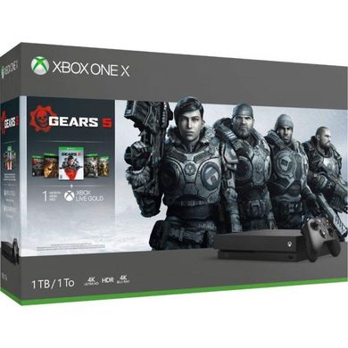 Консоль Microsoft Xbox One X 1TB + Gears 5 (1TB)