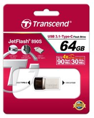 USB накопичувач Transcend JetFlash 890 [TS64GJF890S]