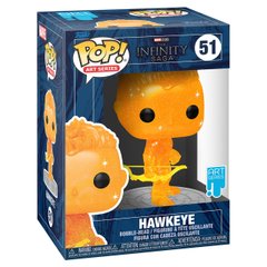 Колекційна фігурка Funko POP! Art Series Bobble Marvel Infinity Saga Hawkeye Orange w/Case