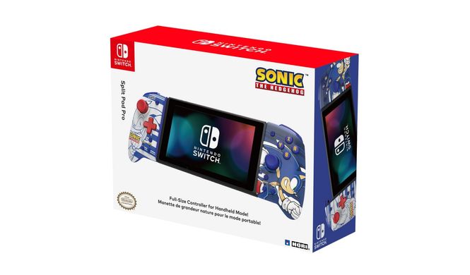 Hori Набір 2 контролери Split Pad Pro (Sonic) для Nintendo Switch, Blue
