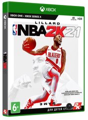 Диск с игрой NBA 2K21 [Blu-Ray диск] (Xbox One)