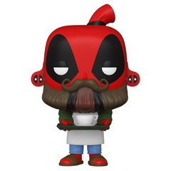 Колекційна фігурка Funko POP! Bobble Marvel Deadpool 30th Coffee Barista
