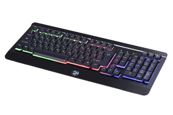 Клавіатура 2E Gaming KG320 LED USB Black Ukr (Українська розкладка)