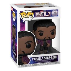 Колекційна фігурка Funko POP! Bobble Marvel What If T'Challa Star-Lord Unmasked (Exc)