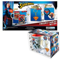 Подарунковий набір DC COMICS - чашка, брелок, знак Superman