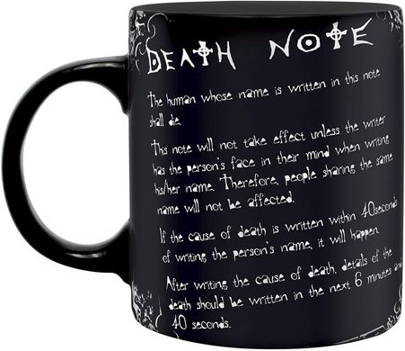 Чашка DEATH NOTE L and rules (Зошит смерті)