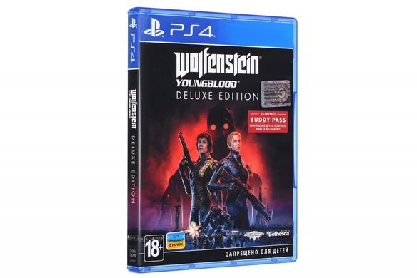 Диск PlayStation 4 Wolfenstein: Youngblood. Deluxe Edition [Blu-Ray диск]