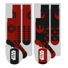 Набір шкарпеток STAR WARS "Imperium and Rebels Logos" (Герб Імперії і Повстанців ) (2 пари)