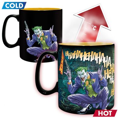 Чашка хамелеон DC COMICS Batman Joker (Бетмен та Джокер) 460 мл