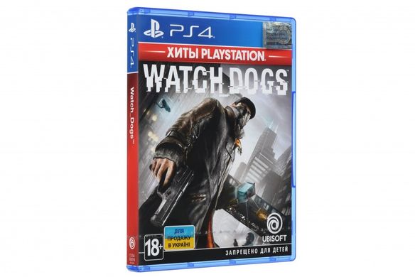 Диск PlayStation 4 Watch Dogs (Хіти PlayStation) [Blu-Ray диск]