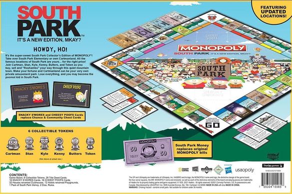Настільна гра SOUTH PARK Monopoly (Саус Парк)