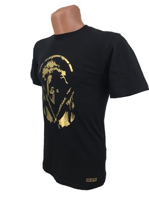Футболка Darius Mortal Kombat Скорпіон (чорна+ малюнок золото)