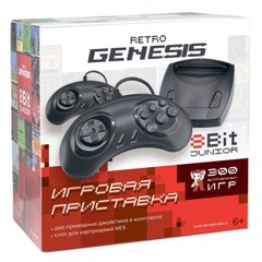 Ігрова приставка Retro Genesis 8 Bit Junior (300 ігор, 2 дротових джойстика, AV кабель)