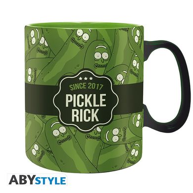 Чашка RICK AND MORTY Pickle Rick (Рік і Морті) 460 мл