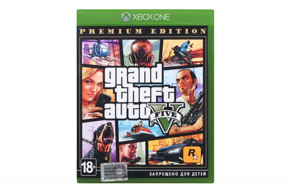 Диск з грою Grand Theft Auto V Premium Edition (Xbox One)