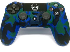 Чохол камуфляж синій Mil для джойстика PlayStation 4