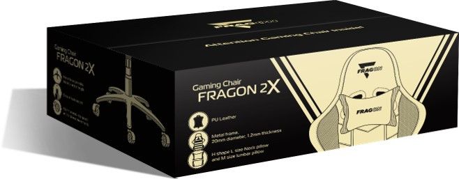 Крісло для геймерів FRAGON 2X Series (FGLHF2BT2D1221RD1_Carbon) білий - червоний