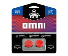 Набір накладок KontrolFreek на стіки FPS Freek Omni для PS4 (Арт. 30012-2) червоний колір