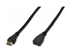 Digitus HDMI High speed + Ethernet (AM/AF) [3.0m, black]
