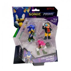 Набір ігрових фігурок Sonic Prime – Доктор Не, Сонік, Эмі
