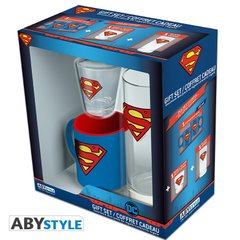 Подарунковий набір DC COMICS Superman склянка, чарка, міні чашка