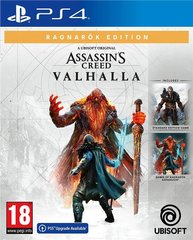 Диск з грою Assassins Creed Valhalla Ragnarok Edition (гра та код у коробці) [Blu-Ray диск] для PS4